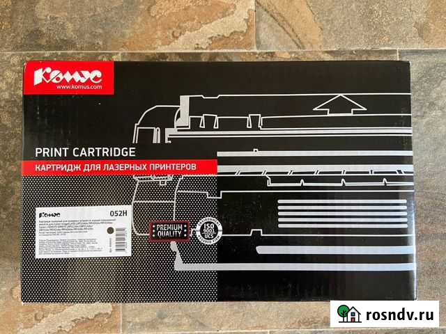 Картридж лазерный Комус 052H черный,повышенная емк Люберцы - изображение 1