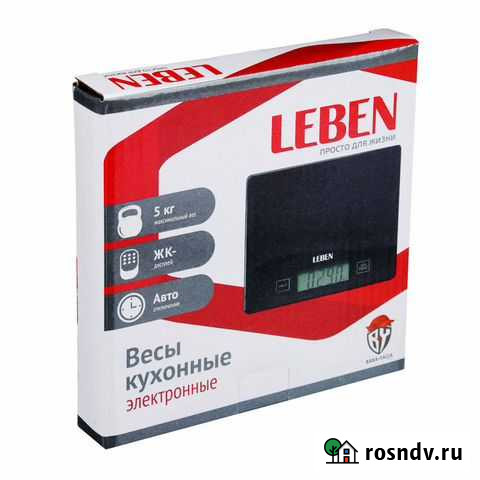 Электронные Кухонные весы Leben А475148 Челябинск - изображение 1