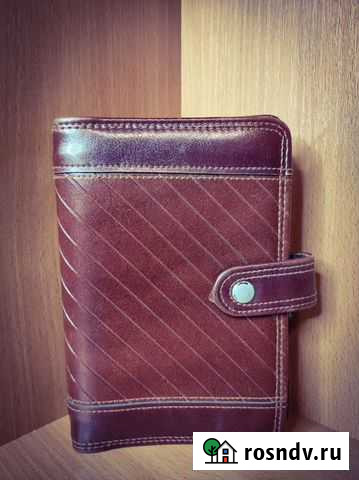 Ежедневник на кольцах в кожаной обложке Казань - изображение 1