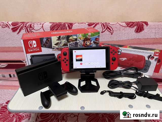 Nintendo Switch Red Super Mario Odyssey Bundle Хабаровск - изображение 1