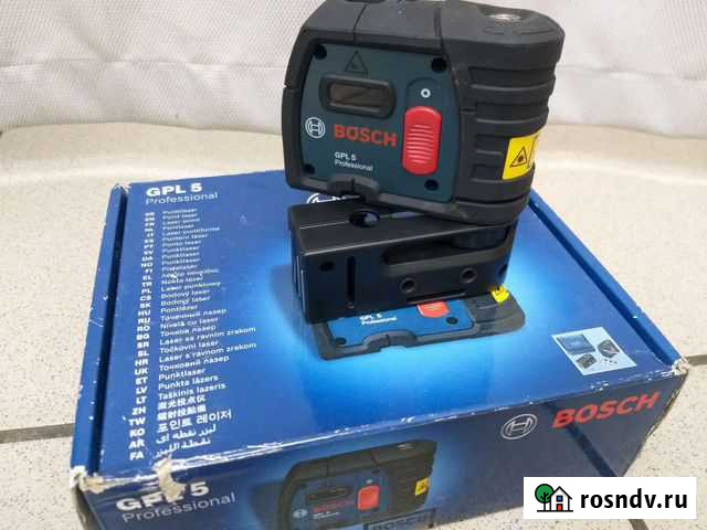 Нивелир лазерный Bosch GPL 5. Точечный Кемерово - изображение 1