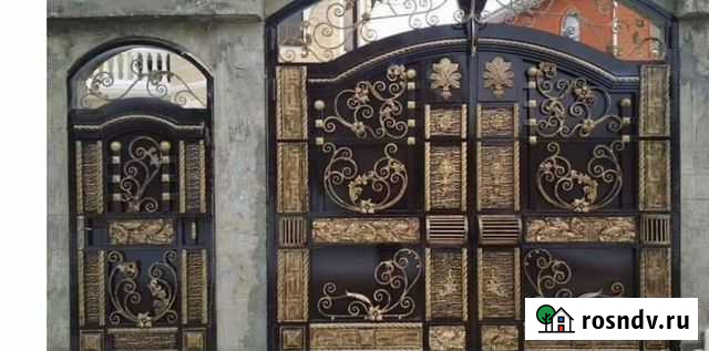 Кованые ворота Хасавюрт - изображение 1