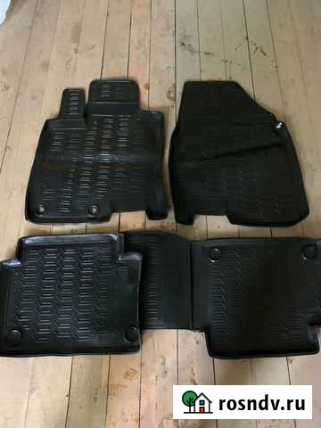 Комплект резиновых ковриков Nissan Qashqai +2 Тверь - изображение 1
