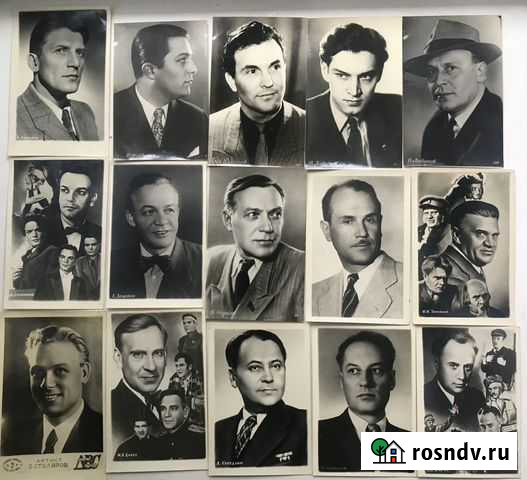 Почтовые карточки актеров СССР Хабаровск - изображение 1