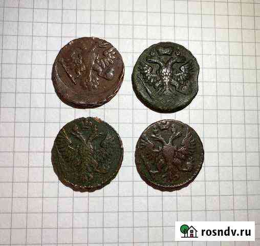 Монеты деньга 1739 год,1741 год,1750 год Тюмень