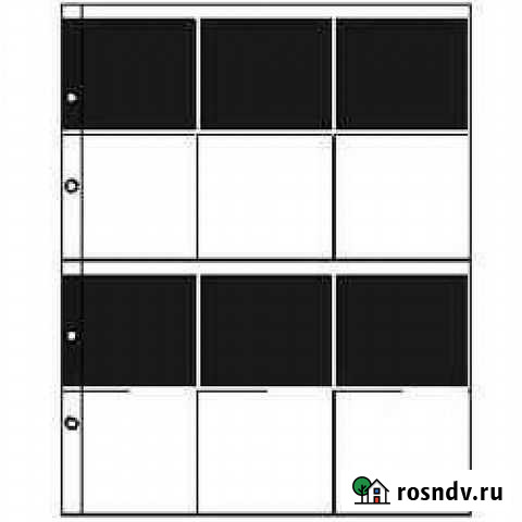 Листы 200x250 мм, на 6 ячеек для медалей и наград Нижний Новгород - изображение 1