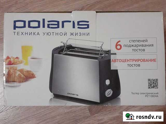 Тостер Polaris PET 0804A новый Домодедово - изображение 1