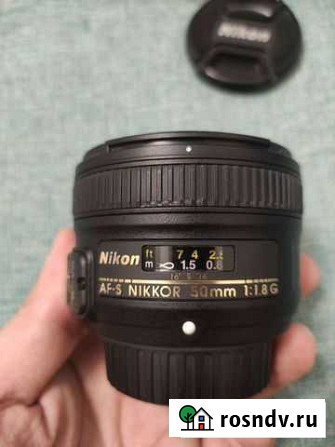 Объектив AF-S Nikkor 50mm f1.8 G Хабаровск - изображение 1