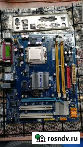Материнская плата сокет 775 + E6550 Барнаул - изображение 1