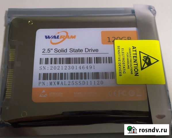 Ссд(ssd) Walram - 120гб Киров - изображение 1
