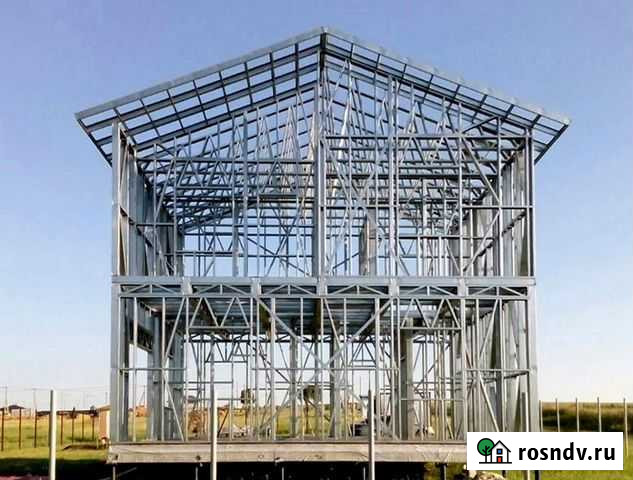 Лстк каркас двухэтажного дома Армавир - изображение 1