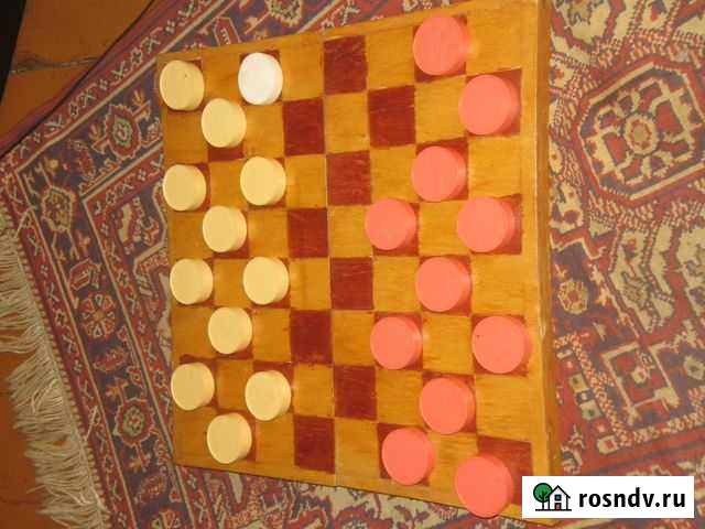 Шашки Казань +шахматная доска СССР Винтаж Челябинск - изображение 1