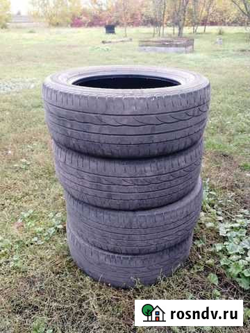 Шины 205 55 16 летние бу bridgestone Тамбов - изображение 1