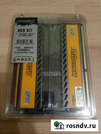 2x4GB DDR3-1600 Crucial Ballistix Tactical CL8 Новосибирск - изображение 1