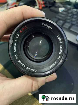 Объектив Canon 50 1.4 SSC FD Клин - изображение 1