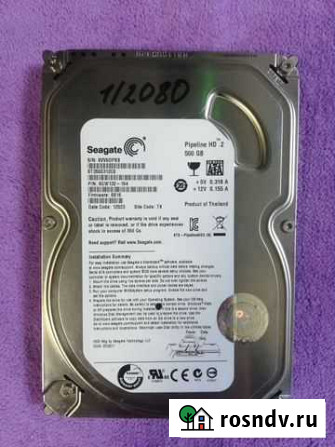 HDD Seagate 500Gb ST3500321CS 1/2080 скупка/залог Ярославль - изображение 1