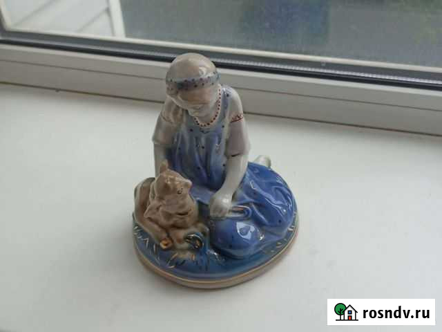 Алёнушка с козленком гжель Домодедово - изображение 1