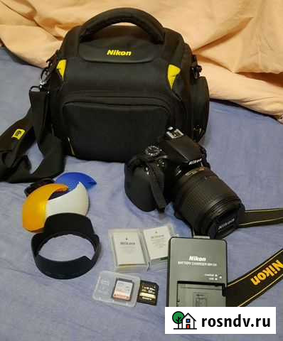 Зеркальный фотоаппарат nikon d3400 18-105 Комплект Иркутск - изображение 1