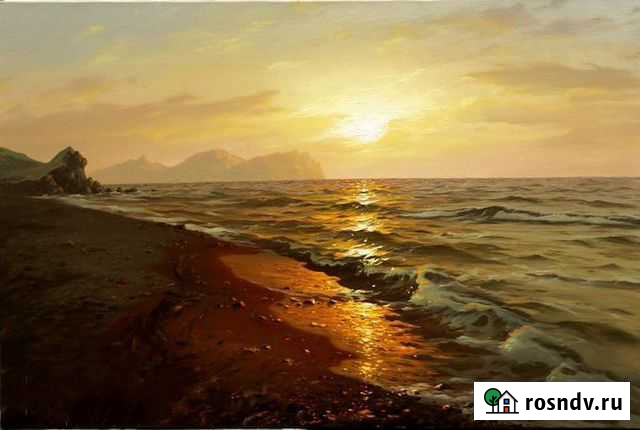 Картины маслом Морской пейзаж Анапа - изображение 1