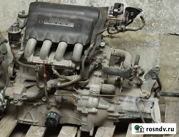 Двигатель Honda Fit 1.5 +МКПП Старый Оскол - изображение 1