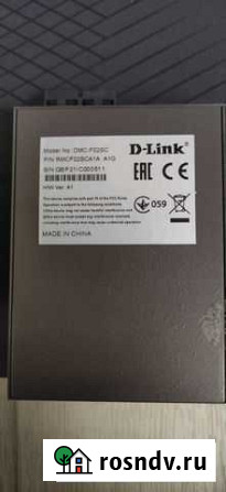 Медиаконвертер D-link DMC-F02SC Нижний Новгород - изображение 1
