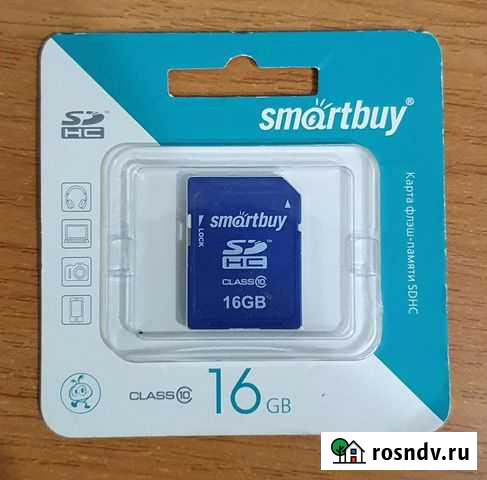 Карта памяти sdhc 16Gb SmartBuy Симферополь - изображение 1