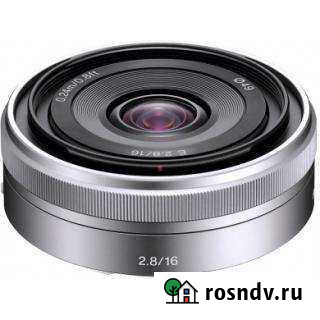 Sony 16mm f/2.8 E (SEL-16F28) Краснодар - изображение 1