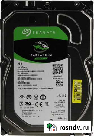 Жесткий диск Seagate Barracuda 2 TB ST2000DM006 Москва - изображение 1