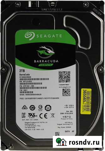Жесткий диск Seagate Barracuda 2 TB ST2000DM006 Москва - изображение 1