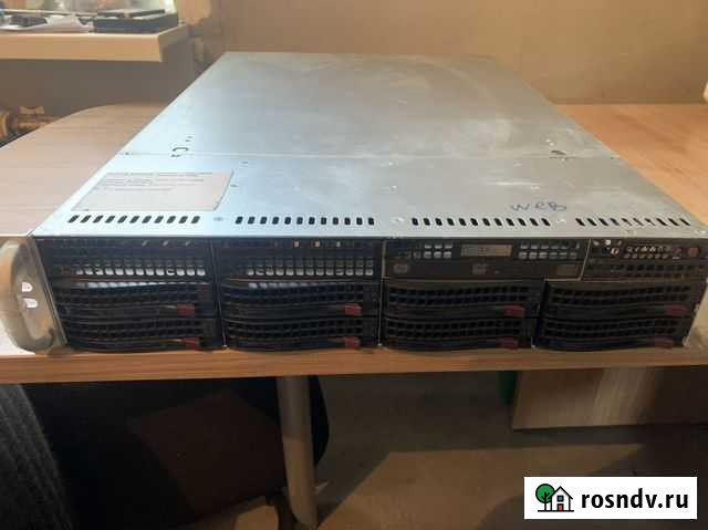Сервер Supermicro E5-2430x2 48Gb Ram 8x300GB hdd Чита - изображение 1