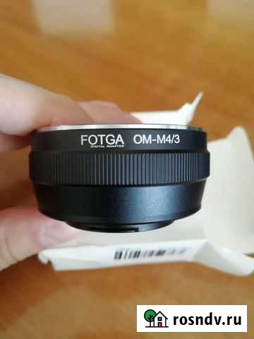 Кольцо переходник для байонета M4/3 на Olympus OM Шадринск - изображение 1