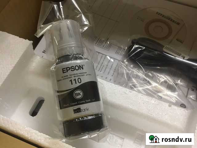 Черные чернила Epson оригинал Кострома - изображение 1