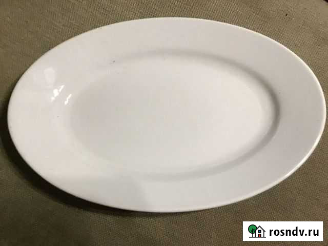 Блюдо овальное фарфор Выборг - изображение 1