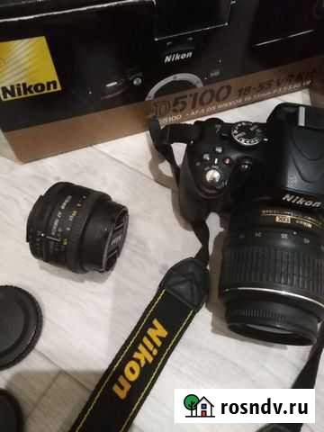 Зеркальный фотоаппарат nikon d5100 Казань - изображение 1
