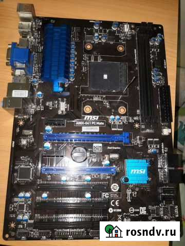 Материнская плата MSI a88x-G41 pc mate Домодедово - изображение 1