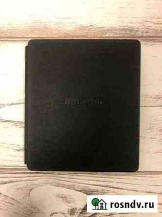 Kindle Oasis + чёрный кожаный чехол Москва