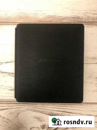 Kindle Oasis + чёрный кожаный чехол Москва - изображение 1