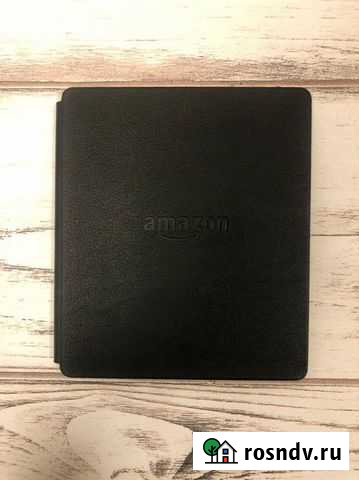Kindle Oasis + чёрный кожаный чехол Москва - изображение 1
