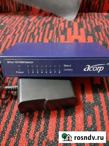 Свитч Acorp на 8 портов Йошкар-Ола - изображение 1