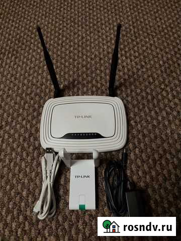 TP-link TL-WR841N и WiFi TP-link TL-WN822N Самара - изображение 1
