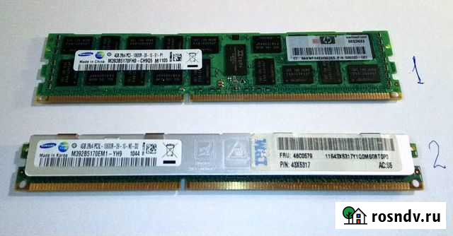 Серверная оперативная память DDR3R ECC 4GB Samsung Уфа - изображение 1