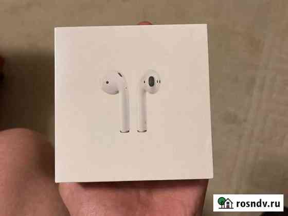 Новые Airpods 2 беспроводная зарядка ростест Мурманск