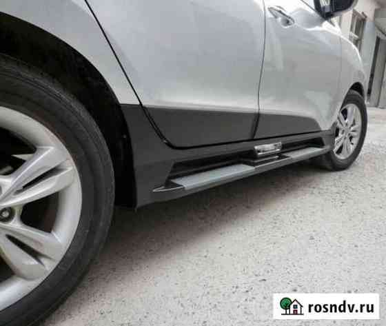 Пороги Hyundai IX35 2010-2015 OEM Classik-Style Тюмень