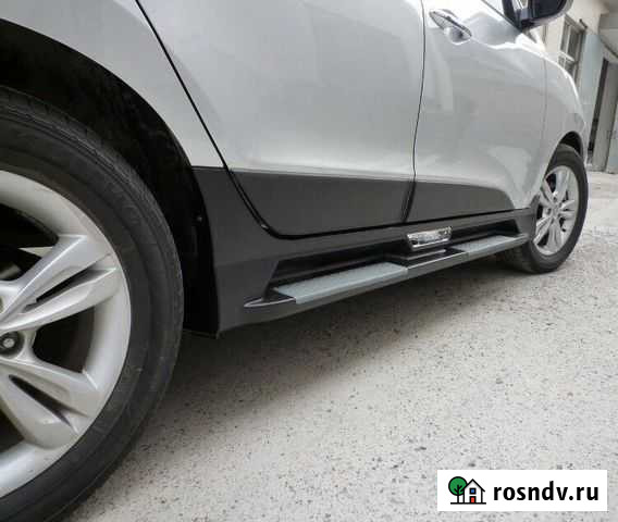 Пороги Hyundai IX35 2010-2015 OEM Classik-Style Тюмень - изображение 1