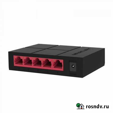 Сетевой коммутатор mercury SG105M, 5-портов, 1Гбит Челябинск - изображение 1