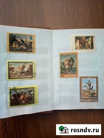 Марки.Лошади на картинах художников Троицк - изображение 1