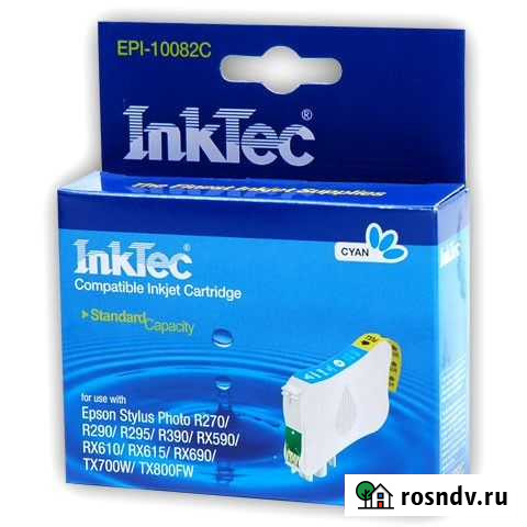 Картридж EPI-10082C (T0822) Cyan для Epson Краснодар - изображение 1