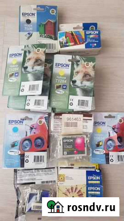Картриджи для принтера Epson оригинал Томск - изображение 1