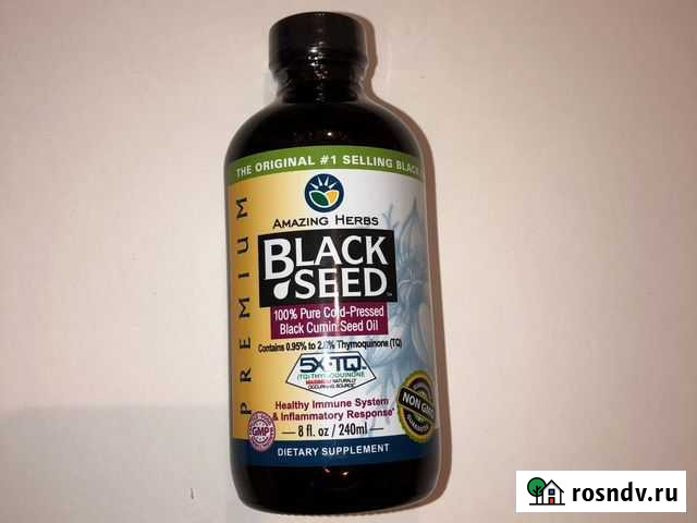 Чистое масло семян черного тмина,240 мл, США Санкт-Петербург - изображение 1