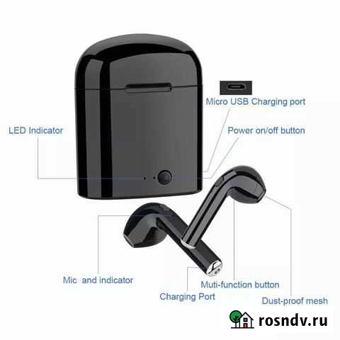 Зарядное устройство для наушников I7s Bluetooth Вилючинск - изображение 1